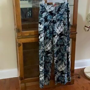 Tropical Print Pants